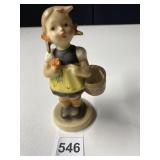 HUMMEL "SISTER" FIGURINE, FULL BEE, 6" H
