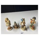 3 HUMMELS, FULL BEE DAMAGED AS SHOWN, AMERICAN