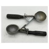 TWO ICE CREAM SCOOPS