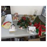 CHRISTMAS TEALIGHT HOLDERS, WREATH, TREE, ETC.