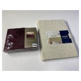 DAMASK & MARTHA STEWART TABLE CLOTHES 60" X 102"