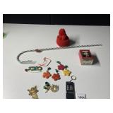 HALLMARK ORNAMENT , KEY CHAIN ETCETERA