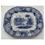 TRANSFER WEAR PLATTER BLUE AND WHITE BOSPHORUS