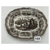 PALESTINE TRANSFERWARE 10" W PLATTER  DOES HAVE