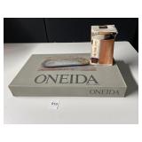 ONEIDA PLATTER SILVER PLATE, WINE CHILLER