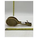 SOLID BRASS TENNIS RACQUET DOOR KNOCKER