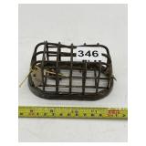 ANTIQUE METAL FLOWER FROG