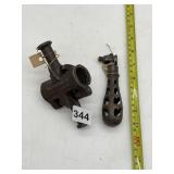 THREADED VINTAGE ADJ. CLAMP MAYBE CAR PART AND