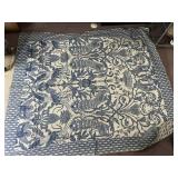 85X72 BIRDS AND CHERUBS TAPESTRY BEDSPREAD