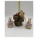 EASTER BUNNY FIGURES
