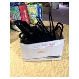 50 BLACK VELVET HANGERS