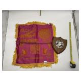 US AIRFORCE SATIN PILLOW COVER AND MARINES PLAQUE