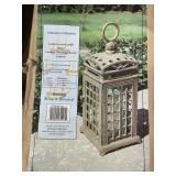 CAST IRON GARDEN LANTERN IN BOX