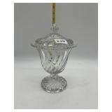 GLASS COVERED COMPOTE