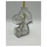 GLASS SNOOPY CANDY JAR