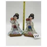 TWO ORIENTAL FIGURES