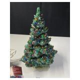 CERAMIC CHRISTMAS TREE 17" H, EXTRA BULBS