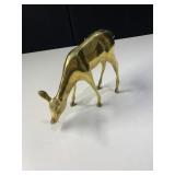 BRASS DEER 8" H