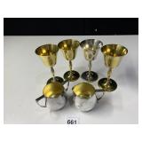 LENORD GOBLETS EPN, EMPIRE CRAFTS CREAMER SUGAR