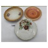 CARNIVAL SAUCER, SOUVENIR OF BLACKVILLE WV PLATE,