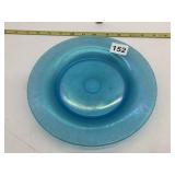 FENTON CELESTE BLUE STRETCH GLASS DISH
