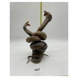 TAXIDERMY COBRAS IN BATTLE