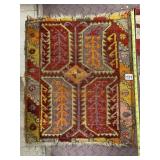 TURKISH HAND-WOVEN PRAYER RUG 22" X 18"