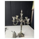 VINTAGE BELL MISSING CLACKER, CANDLE STICK HOLDER