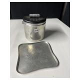 ICE BUCKET, ALUMINUM TRAY