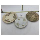 TONGUIN ASIAN PLATE, HAND PAINTED PLATE TNV