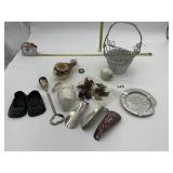 OWL ORNAMENT, FLY PIPER PLANE AIRPLANE ASHTRAY,