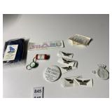 PITTSBURGH AIRPORT PINS, US AIR STICKERS, ETC.