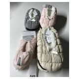 SLIPPERS FUZZY BUBBA & BROOKSTONE, ONE SIZE
