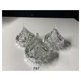 CANDY DISHES HERSHEY KISS SHAPED