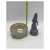 APRIL SHOWERS POWDER BOX AND AVON BOTTLE