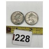 2 BICENTENNIAL QUARTERS