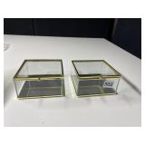 5" GLASS TRINKET BOX