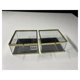 5" GLASS TRINKET BOX