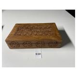 WOODEN CARVED BOX