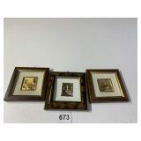 WALL DECORE, LARGEST 5", 23 KT GOLD PAINT