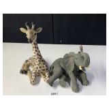 ELEPHANT & GIRAFFE PLASTIC