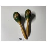 MARACAS CARVED