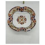 HAND PAINTED NIPPON SQUARE PLATE