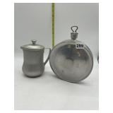 ALUMINUM CANTEEN AND PITCHER