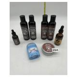 BEARD WASH AND OIL ETC.