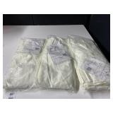 DRAPERIES PANELS 72 W X 84 L CREAM