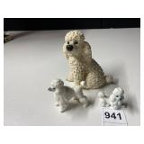 POODLE FIGURINES