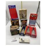 EMPTY TINS AND BOXES