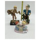 SWISS BOY FIGURE AND OTHERS