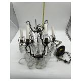 HANGING CHANDELIER WITH CRYSTALS